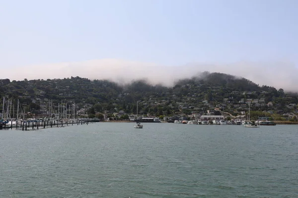 2021 Sausalito Californie Naviguez Sausalito Tiburon Île Ange Île Alcatraz — Photo