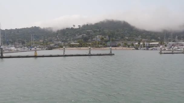 2021 Sausalito Kalifornia Popłyń Sausalito Tiburon Angel Island Alcatraz Island — Wideo stockowe