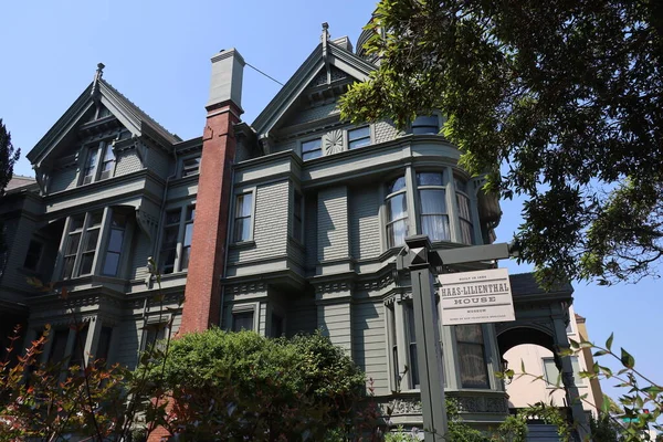 2021 San Francisco Kalifornien Haas Lilenthal Haus Historisches Viktorianisches Haus — Stockfoto