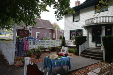 10-20-2021: Port Gamble, Washington: Seattle, Washington yakınlarında Port Gamble