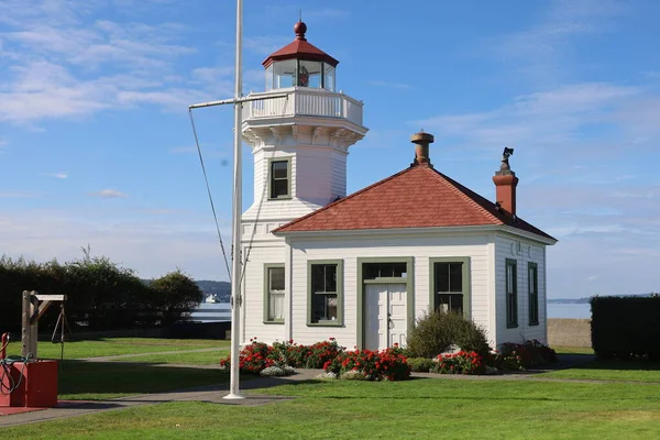 Foto Mukiteo Lighthouse Everett Washington Cerca Seattle — Foto de Stock