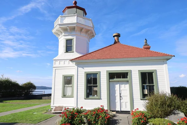 Foto Mukiteo Lighthouse Everett Washington Cerca Seattle — Foto de Stock