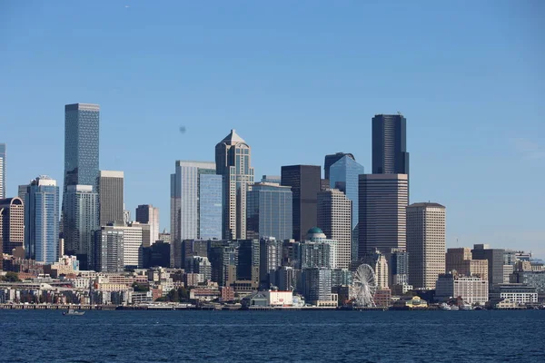 2021 Seattle Washington Plachtění Jezeře Blízkosti Centra Seattlu — Stock fotografie