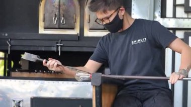 Chihuly Müzesi 'nde cam patlaması, Seattle, Washington, 10-15-2021