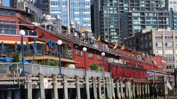 Navigație Lake Union Washington Srattle Washington — Videoclip de stoc