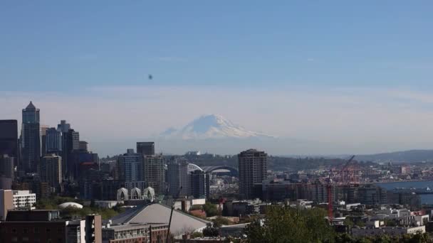 Ciudad San Francisco Desde Kerry Park Washington — Vídeo de stock