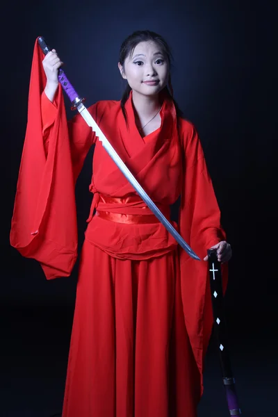Asiatic Warrior prințesă — Fotografie, imagine de stoc