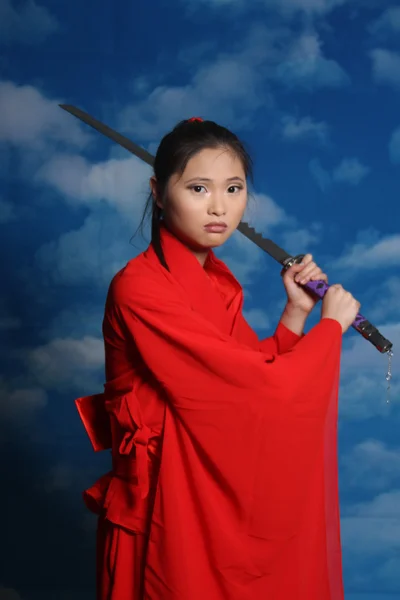 Princesa guerrera asiática —  Fotos de Stock
