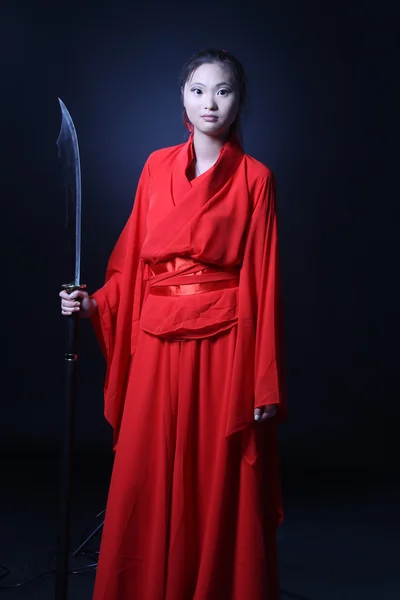 Asian Warrior princess — Stock Photo, Image