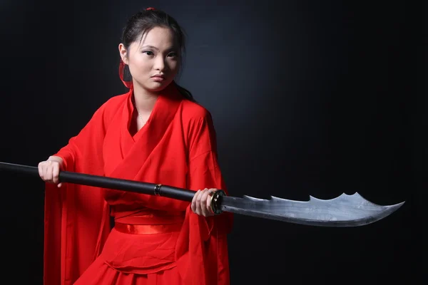 Asian Warrior princess — Stock Photo, Image