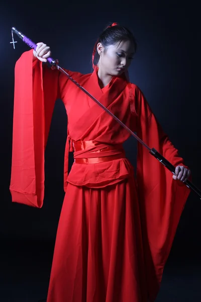 Asian Warrior princess — Stock Photo, Image