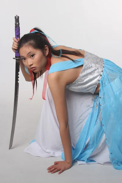 Asya savaşçı prenses — Stok fotoğraf