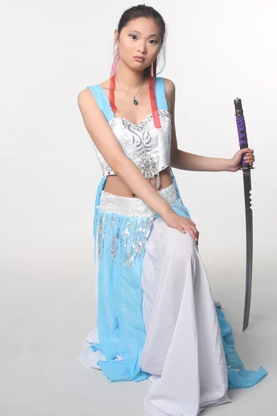 Asian Warrior princess — Stock Photo, Image