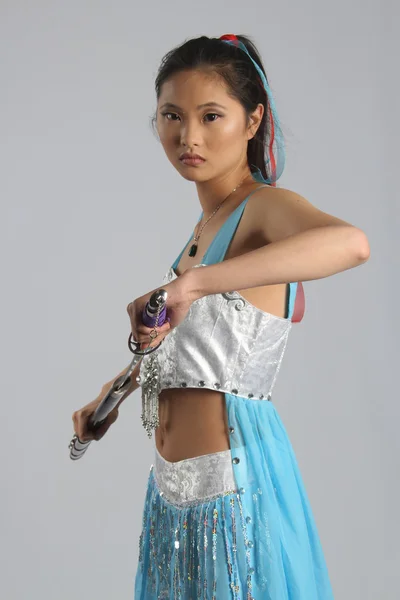 Aziatische Warrior princess — Stockfoto