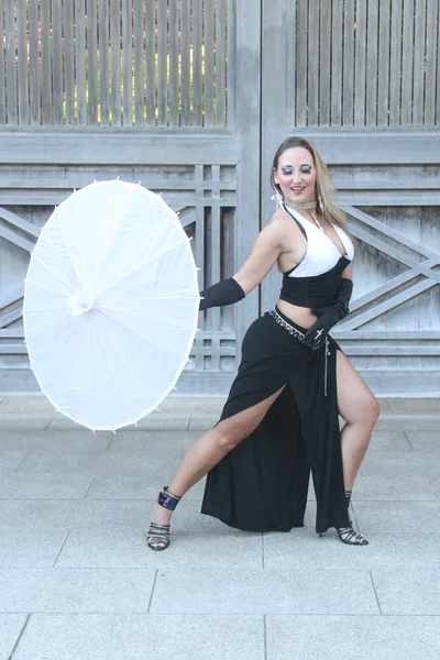 Fotoshoot van een danser — Stockfoto