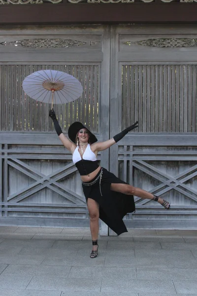 Fotoshoot van een danser — Stockfoto