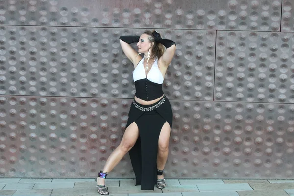 Fotoshooting einer Tänzerin — Stockfoto