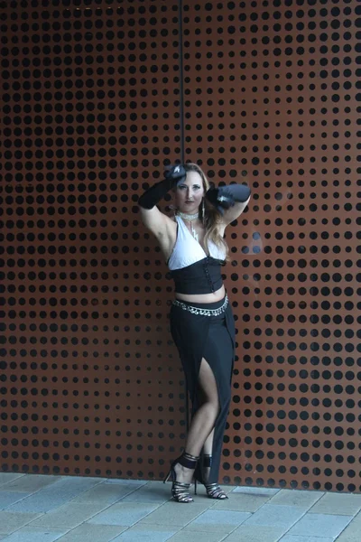 Fotoshooting einer Tänzerin — Stockfoto