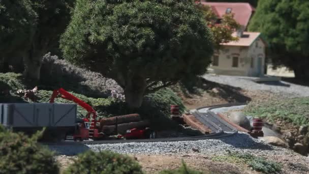 Model demiryolu — Stok video