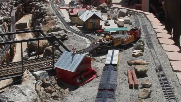 Model Railway — Stock Video