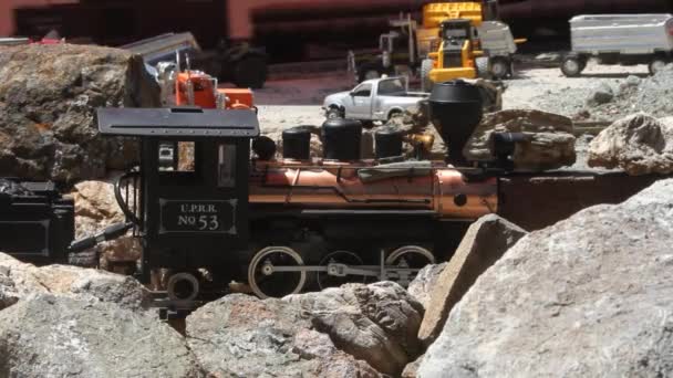 Model Railway — Stock Video