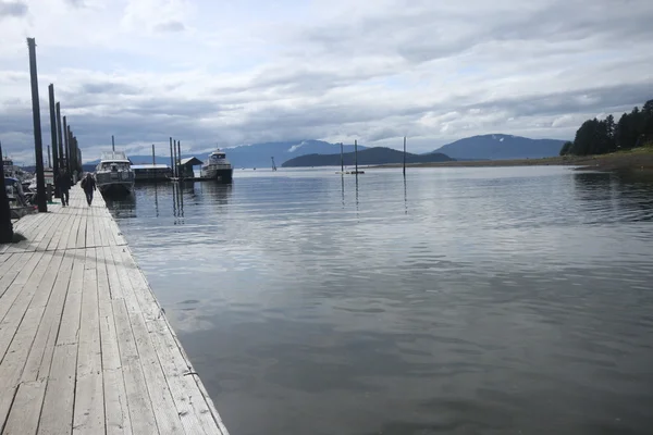 Juneau Alaska Cidade e Paisagens — Fotografia de Stock