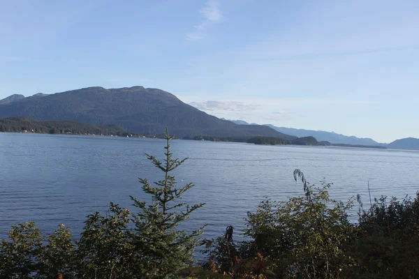 Juneau Alaska - stad en landschappen — Stockfoto