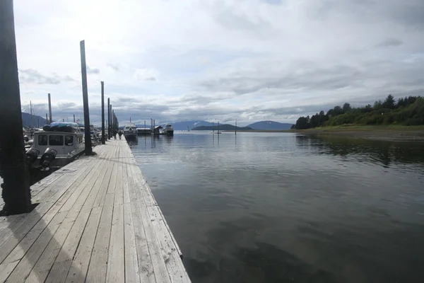 Juneau Alaska - stad och landskap — Stockfoto