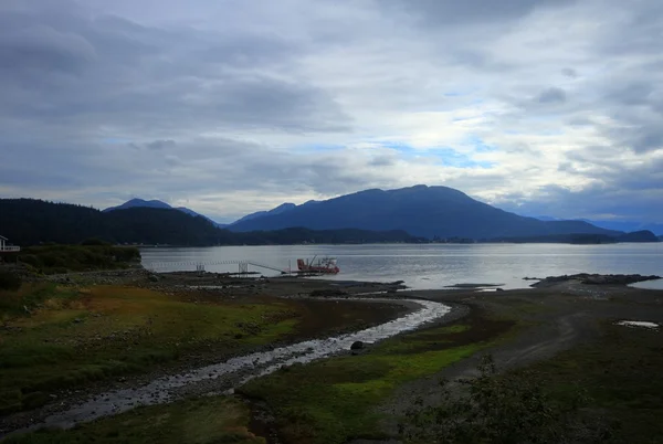 Juneau Alaska - stad en landschappen — Stockfoto