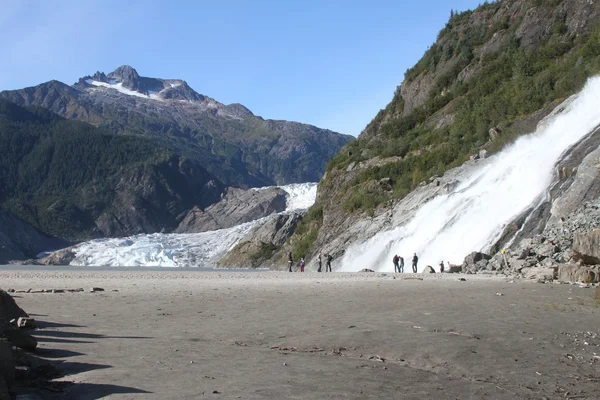 Mendenhall-Gletscher; juneau, alaska — Stockfoto