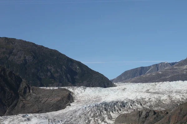 Geleira Mendenhall; Juneau, Alasca — Fotografia de Stock