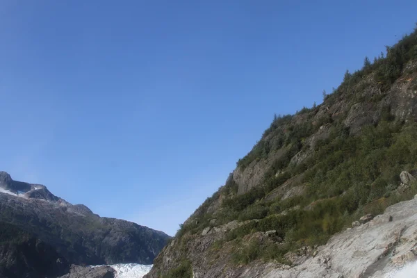 Mendenhall glacier; Juneau, Alaska — Zdjęcie stockowe