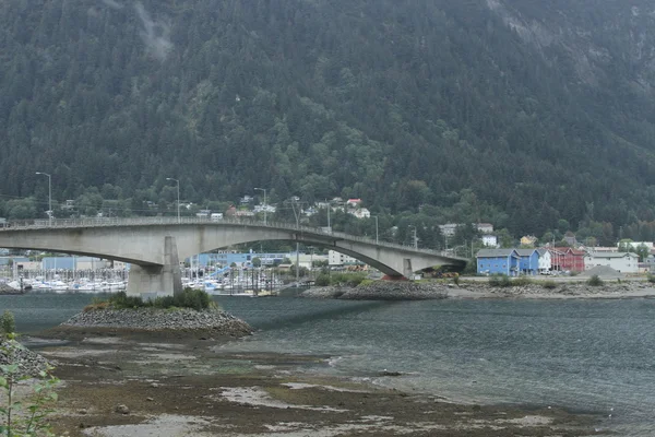 Juneau şehir ve manzara — Stok fotoğraf