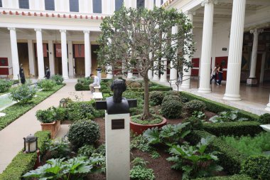 11-2-2025: Getty Villa, Malibu, California, ABD: Güney Kaliforniya, Malibu 'daki Getty villa