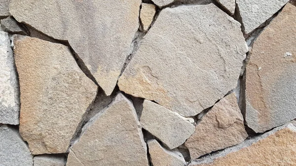 Kawałki Kamienia Mozaika Tła Ściany Twarde Kamienne Teksturowane Tło Budynek — Zdjęcie stockowe