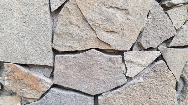 Twarde Kamienne Mozaiki Teksturowane Tło Budynek Cegły Kamienna Murowana Powierzchnia — Zdjęcie stockowe
