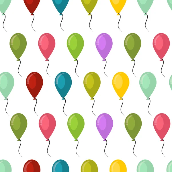 Globos sin costura patrón de fondo — Archivo Imágenes Vectoriales