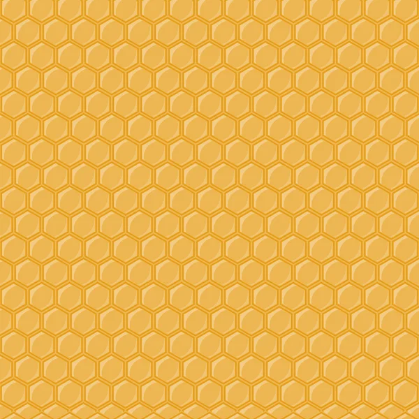 Seamless geometric pattern with honeycombs vector illustration. — Stock Vector