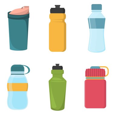 dizi boş Bisiklet plastik şişe su için