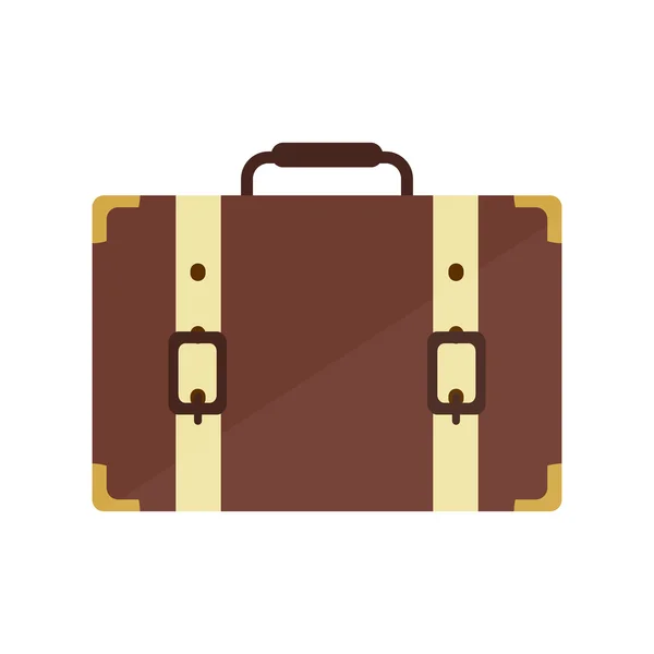 Travel Suitcase bag vector illustration. — Stock Vector