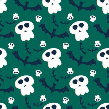Cadılar Bayramı seamless modeli hayalet korkunç vektör.