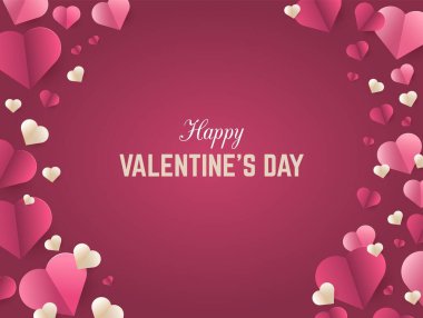 Kırmızı kalpli sevgililer günü kartı. Kağıt kart geçmişini seviyorum. Romantik bayram sevgililer günü poster davetiyesi. Sevgililer Günü afişi soyut şekillerde. Fiyat tanıtımı