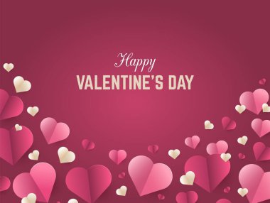 Kırmızı kalpli sevgililer günü kartı. Kağıt kart geçmişini seviyorum. Romantik bayram sevgililer günü poster davetiyesi. Sevgililer Günü afişi soyut şekillerde. Fiyat tanıtımı