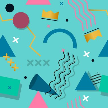 Doku ve kartpostallar için kusursuz geometrik şekiller. Hippi posteri, sulu, parlak renkli arka plan. Yaratıcı soyut geometri şekilli moda baskısı.