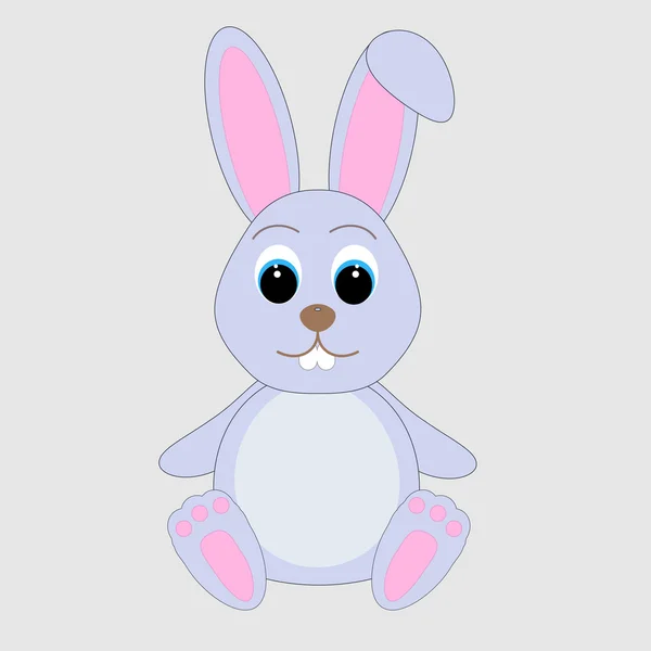 Cartoon cute rabbit — Stock Vector