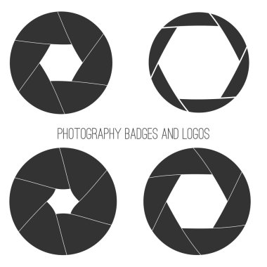 Vektör koleksiyon fotoğraf logo şablonlar. PhotoCam Logotype. Fotoğraf vintage rozetleri ve simgeler. Fotoğraf etiketleri.