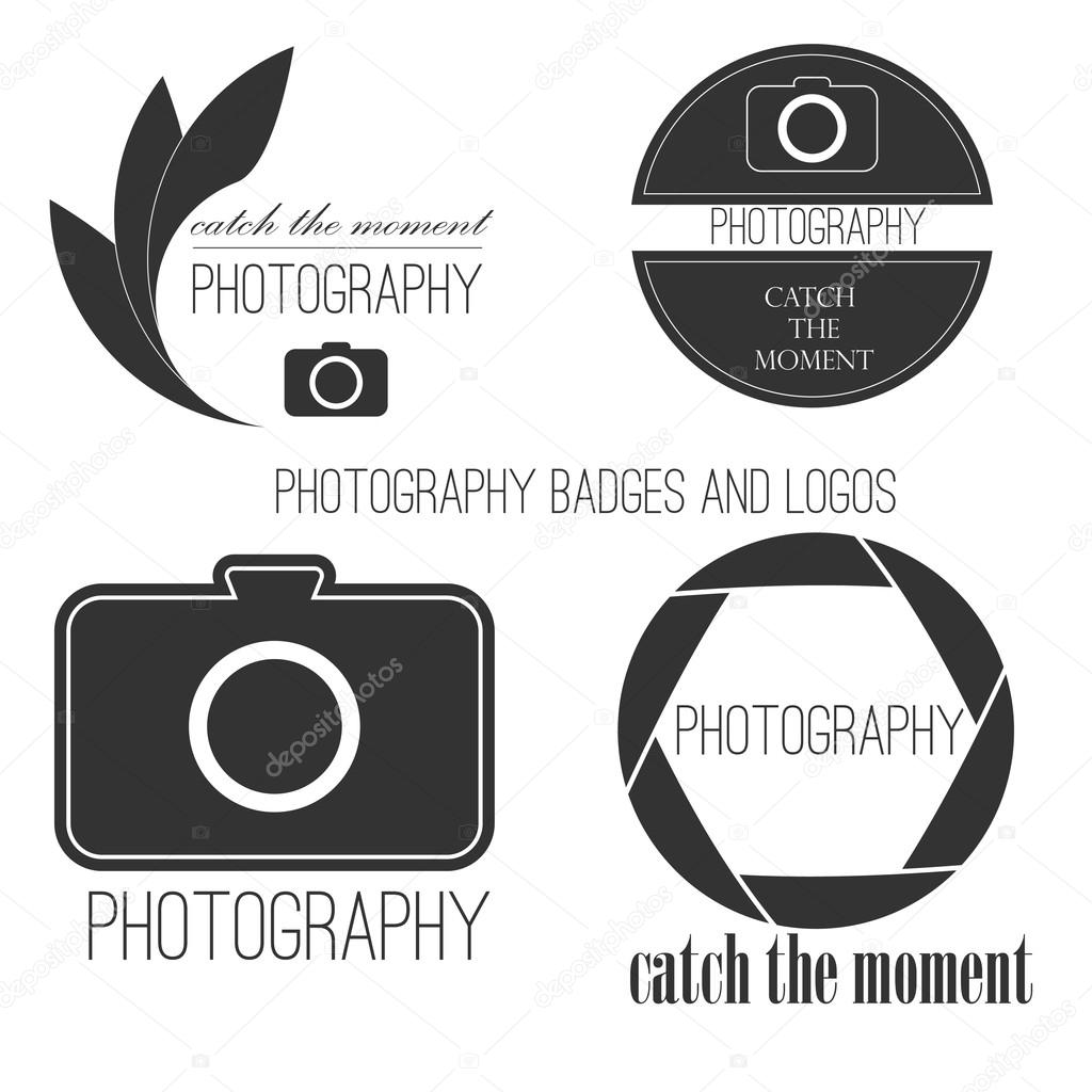 Vector collection of photography logo templates. Photocam logotypes. Photography vintage badges and icons. Modern mass media icons. Photo labels