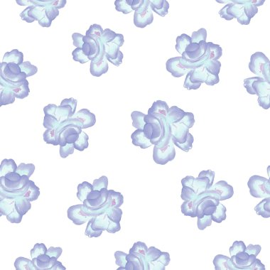 Dikişsiz desen suluboya vektör çiçek. Vektör suluboya çiçek.