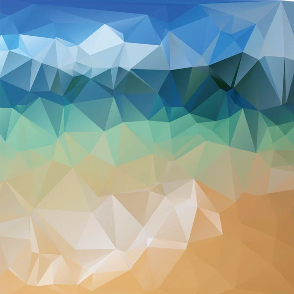 Fondo triangular, montañas, arte poligonal vectorial, ilustración abstracta de color suave. plantilla de interfaz móvil web . — Vector de stock