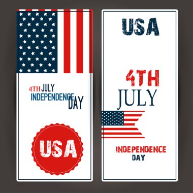 Happy 4th of July - Independence Day Vector Design - July 